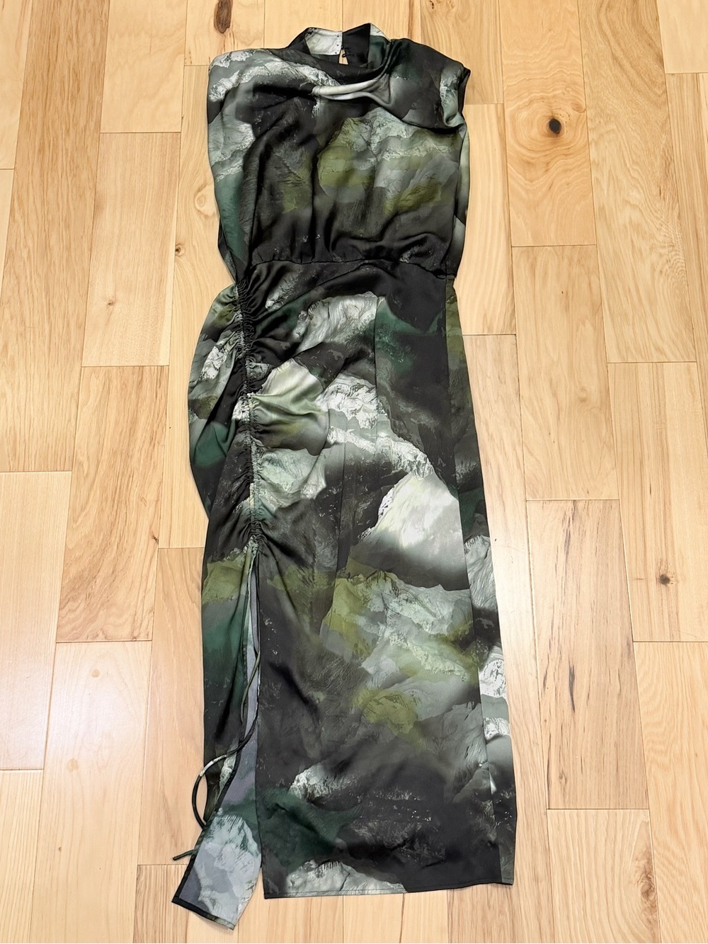 LIKE NEW Allsaints Women Isa Appalachian Abstract Print Sleeveless Sheath Dress - Picture 3 of 6